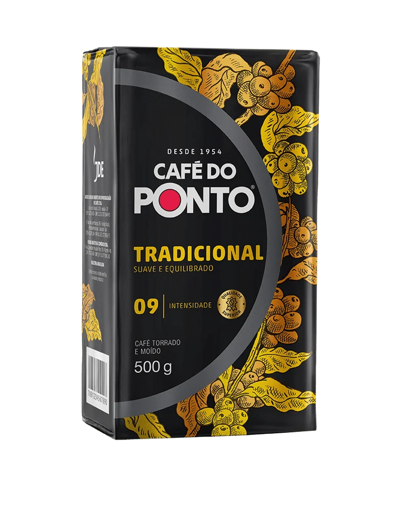 Embalagem Café do Ponto Tradicional 500g a vácuo